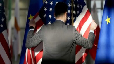 متابعة أوروبا الأعمى لأمريكا أثناء حرب غزة