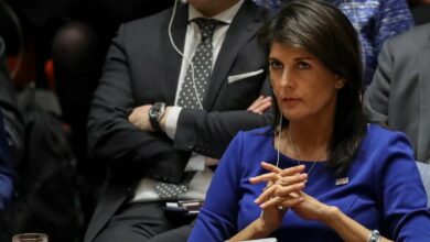 وعد نيكي هيلي بقطع تمويل الأمم المتحدة بسبب “عدم دعم إسرائيل”