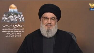 أعرب السيد حسن نصرالله عن تعازيه باستشهاد المواطنين الإيرانيين في كرمان