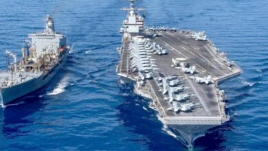 أمريكا تسحب إحدى سفنها من غرب آسيا