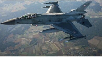 تحطمت طائرة مقاتلة أمريكية من طراز F-16 في كوريا الجنوبية