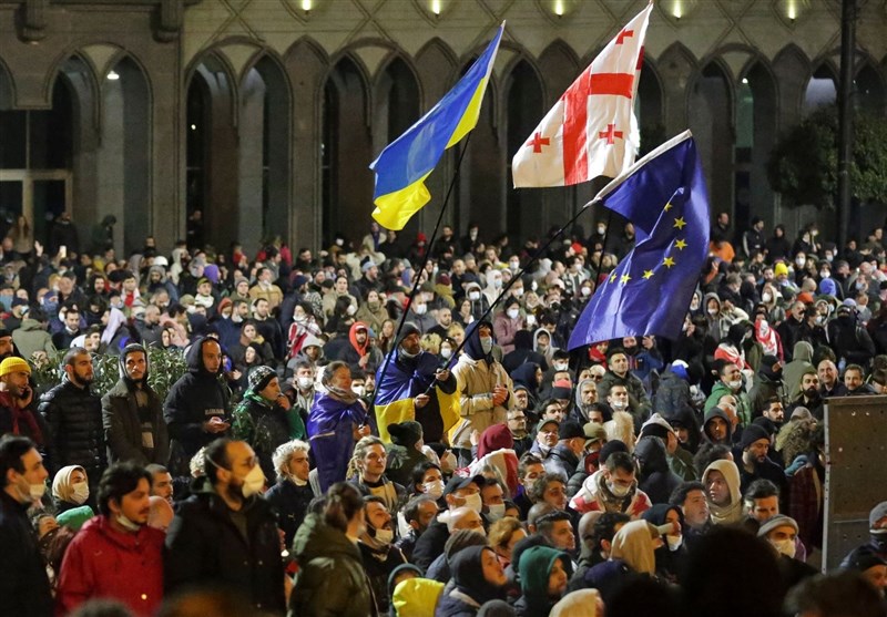 کشور "گرجستان" , اتحادیه اروپا , سازمان پیمان آتلانتیک شمالی | ناتو , کشور روسیه , کشور اوکراین , جنگ روسیه و اوکراین , کشور آمریکا ,