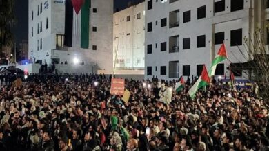 استمرار التظاهرات الأردنية دعماً لأهل غزة