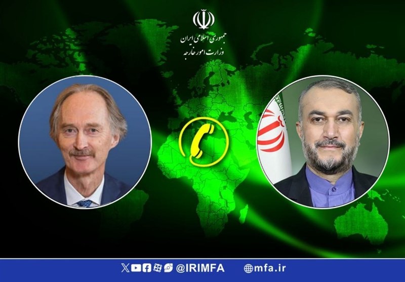 مشاورة وزير الخارجية وممثل الأمم المتحدة المعني بالشأن السوري