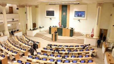 ألغى برلمان جورجيا حق النقض ضد رئيس هذا البلد