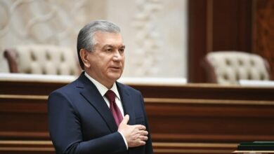 رسالة تعزية من رئيس أوزبكستان عقب استشهاد نظيره الإيراني