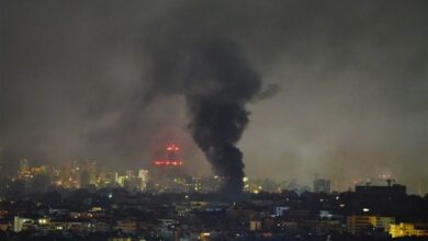 المبادرة الفرنسية بشأن لبنان/إعادة قصف ضواحي بيروت