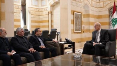 تقدير لبنان لدعم إيران لحكومة وشعب هذا البلد