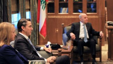 رفض نبيه باري إسراف هوكشتاين خلال رحلته إلى بيروت