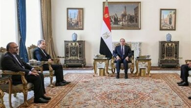 لقاء عراقجي مع الرئيس المصري