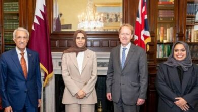 وأفغانستان هي محور المحادثات بين المسؤولين القطريين والبريطانيين في لندن