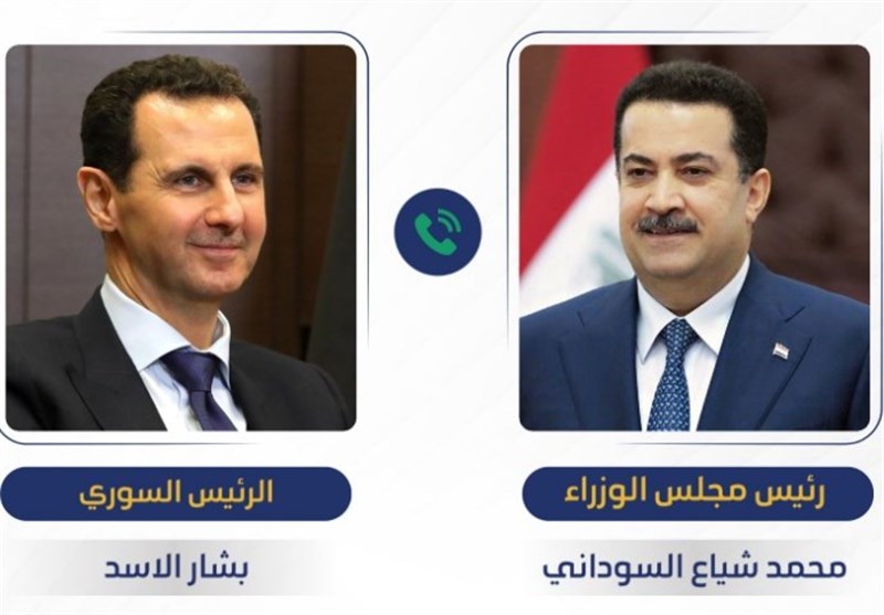 اتصال هاتفي لبشار الأسد برئيس الوزراء العراقي