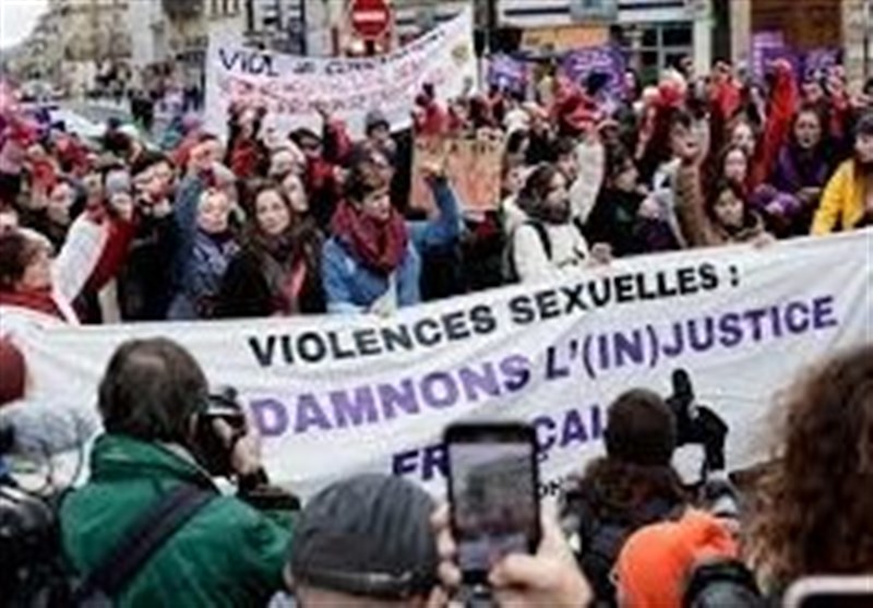 احتجاجات في فرنسا ضد العنف ضد المرأة