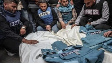 ارتفاع عدد الشهداء الإعلاميين في قطاع غزة إلى 188 شهيداً