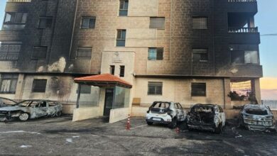 اعتداءات المستوطنين الصهاينة المتطرفين على مدينة البيرة بالضفة الغربية