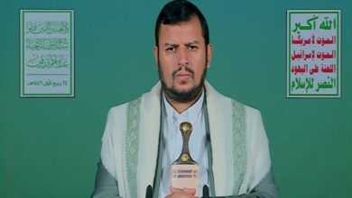 الحوثي: إيران جعلت دعم فلسطين واجبا