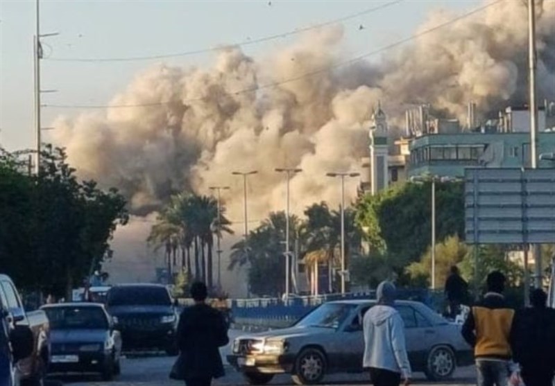 الهجوم العنيف للنظام الصهيوني على منطقة الغبيري في ضواحي بيروت