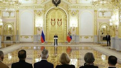 بوتين: نواصل محاولة حل الوضع في الشرق الأوسط