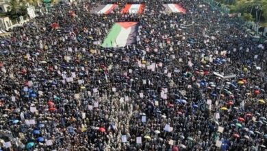 – تأكيد الشعب اليمني على مواصلة دعم فلسطين