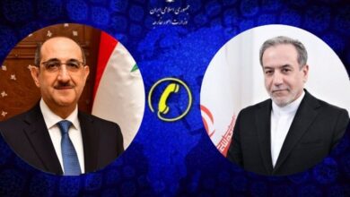 تأكيد عراقجي على دعم إيران لسوريا في التعامل مع الإرهاب