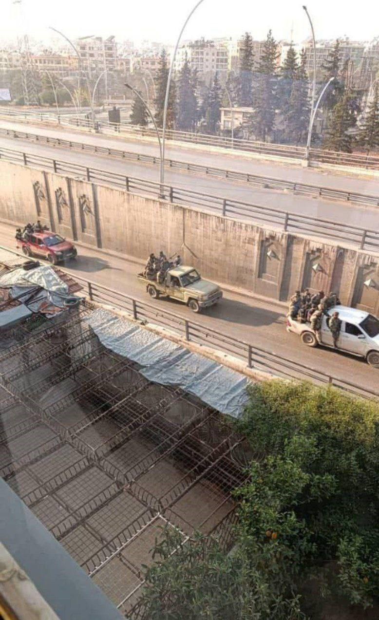 دخل إرهابيو تحرير الشام إلى جزء من مدينة حلب