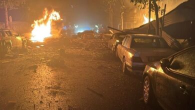 غارة جوية إسرائيلية على وسط بيروت