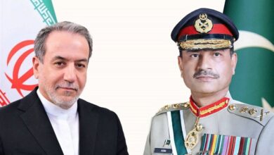 لقاء عراقجي مع قائد الجيش الباكستاني عاصم منير