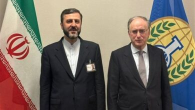 لقاء غريب العبادي مع رئيس منظمة حظر الأسلحة الكيميائية