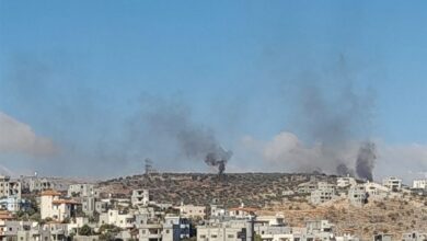 هاجم مستوطنون صهاينة بلدة شرق نابلس