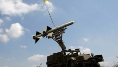 هجوم صاروخي لحزب الله على تجمع عسكري للكيان الصهيوني