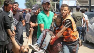 8 شهداء في دير البلح خانيونس/قصف جباليا وبيت لاهيا