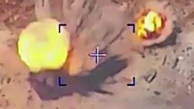 أعنف الهجمات الجوية الروسية والسورية على مواقع الإرهابيين