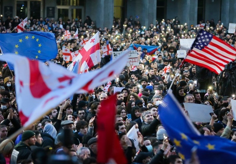 الأهداف الخفية للغرب في أعمال الشغب في جورجيا