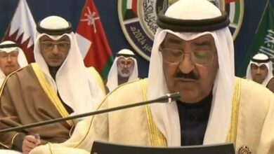 بيان مجلس التعاون بشأن غزة/ تقدير أمير الكويت لإيران