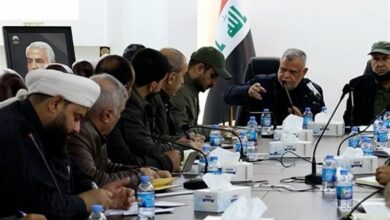 خط العامري للجولاني في اللقاء مع قادة الحشد