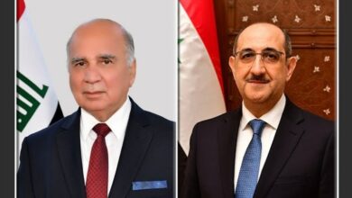دعم العراق لسوريا في الاتصال بين وزيري خارجية البلدين