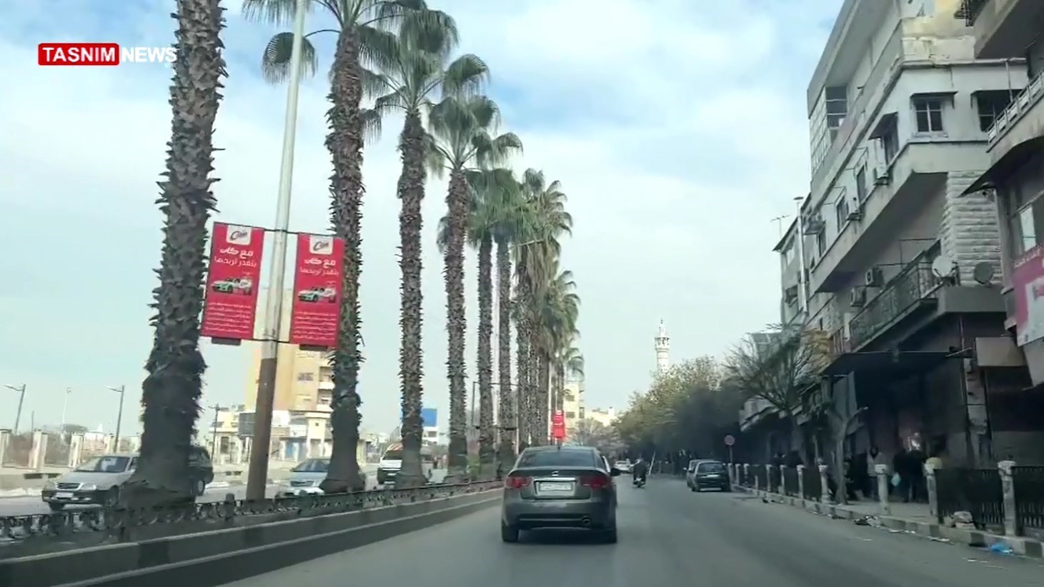 صور حصرية لتسنيم للوضع الليلي لمدينة حماة السورية