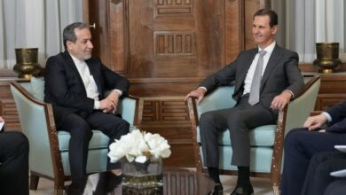 عراقجي: نقلت رسالة دعم إيران لسوريا إلى بشار الأسد