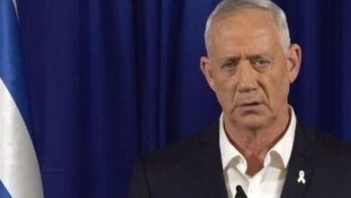 غانتس: نحن ننتقل من الحرب مع العدو إلى الحرب الأهلية