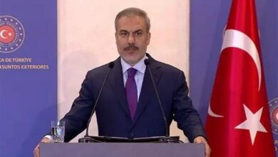 فيدان في مؤتمر صحفي: نسعى دائماً للحفاظ على وحدة الأراضي السورية