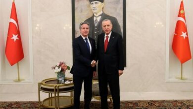 لقاء بلينكن مع أردوغان بشأن سوريا