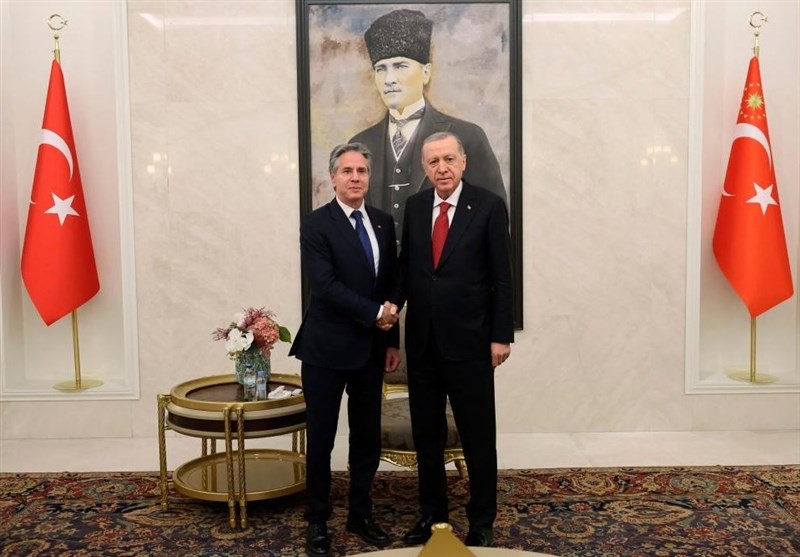 لقاء بلينكن مع أردوغان بشأن سوريا