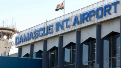 مطار دمشق يواصل العمل