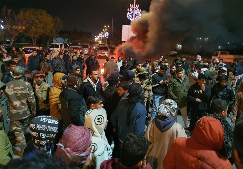 مظاهرات ضد الميليشيات المدعومة من الولايات المتحدة في سوريا