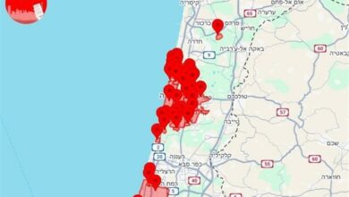 هجوم صاروخي على تل أبيب المحتلة