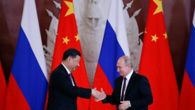 وأعرب زعيما الصين وروسيا عن أملهما في تعزيز العلاقات بين البلدين