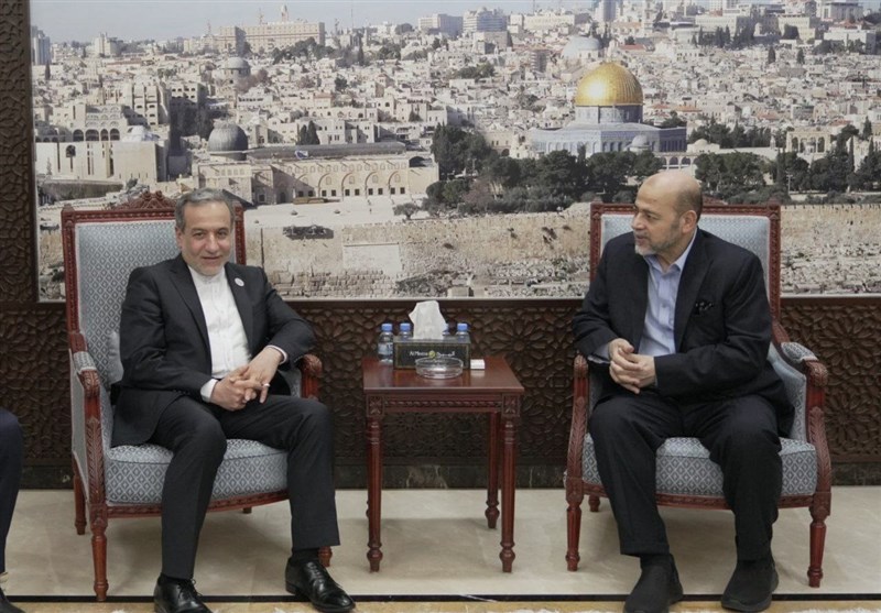 والتقى عراقجي رئيس المجلس السياسي لحركة حماس في قطر