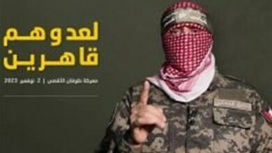 أبو عبيدة: الصهاينة يعودون من شمال غزة بكل تواضع