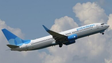 بوينج 737 هبوط في حالات الطوارئ في منطقة أستراخان الروسية