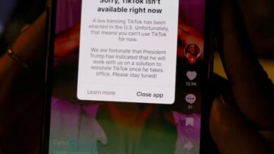 تعليق نشاط التيك توك في أمريكا